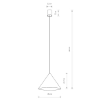 Lampa wisząca ZENITH M 10878 Nowodvorski - zdjęcie dodatkowe 1