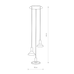 Lampa wisząca HERMANOS III BLACK 10905 Nowodvorski - zdjęcie dodatkowe 1