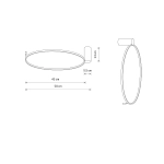 Lampa ścienno-sufitowa CIRCOLO LED S 3000K 10928 Nowodvorski - zdjęcie dodatkowe 4