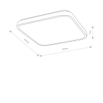 Plafon AGNES SQUARE LED PRO 32W, 4000K 10992 Nowodvorski - zdjęcie dodatkowe 5
