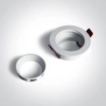 kinkiecik.pl Oprawa podstropowa The Dark Light Dual Ring Range Aluminium 10105D2/W ONE LIGHT
