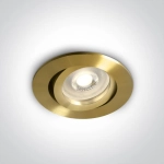 kinkiecik.pl Koraku 11105A1/BBS wpust z oprawką GU10 MR16 matowy mosiądz ONE LIGHT