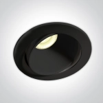 BLACK 8W WW IP54 ADJUSTABLE DARK LIGHT 230V DIMMABLE 11106PK/B/W ONE LIGHT