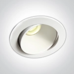 11106PK/W/W WHITE 8W WW IP54 ADJUSTABLE DARK LIGHT 230V 60deg TRIAC DIMMABLE One Light