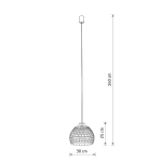 Lampa wisząca BOHO S 11150 Nowodvorski - zdjęcie dodatkowe 7