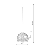 Lampa wisząca BOHO L 11152 Nowodvorski - zdjęcie dodatkowe 8