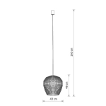 Lampa wisząca HAITI S 11163 Nowodvorski - zdjęcie dodatkowe 9