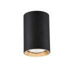 kinkiecik.pl Manacor oczko czarne ze złotym ringiem 9 cm LP-232/1D - 90 BK/GD Light Prestige