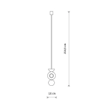 Lampa wisząca DROPS WOOD B 11174 Nowodvorski - zdjęcie dodatkowe 6