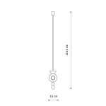 Lampa wisząca DROPS WOOD D 11176 Nowodvorski - zdjęcie dodatkowe 8