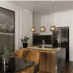 kinkiecik.pl Lampa wisząca mała złota PALLA LP-2844/1P S GD LIGHT PRESTIGE