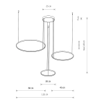 Lampa wisząca CIRCOLO LED 3000K 11398 silk olive Nowodvorski - zdjęcie dodatkowe 6