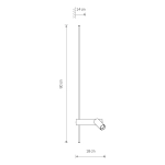 Lampa ścienna EASY LED LEFT 11425 Nowodvorski - zdjęcie dodatkowe 9