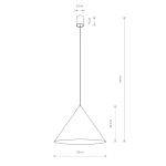 Lampa wisząca ZENITH L sage green 11482 Nowodvorski - zdjęcie dodatkowe 8