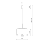 Lampa wisząca SANTANA M 11652 Nowodvorski - zdjęcie dodatkowe 7