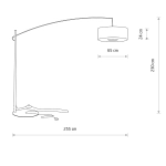 Lampa podłogowa POISE silk gray B 11685 Nowodvorski - zdjęcie dodatkowe 4