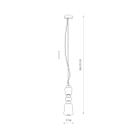 Lampa wisząca CERAMIC VERTICAL LED 19W 11701 Nowodvorski - zdjęcie dodatkowe 5