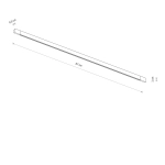 Oprawa liniowa LINE IN LED 6W 3000K do 1-obwodowych szynoprzewodów niskonapięciowych NANO-LVM 11717 Nowodvorski - zdjęcie dodatkowe 5