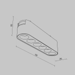 Lampa szynowa Points Radity 4000K 6W 36° TR082-1-6W4K-M-W Maytoni - zdjęcie dodatkowe 5