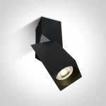 Plafon 12105E6/B Elia czarna lampa GU10 10W ONE LIGHT