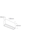The Dark Light Ceiling Lights 12112H/B/W ONE LIGHTT