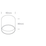 12115F/B/W BLACK 15W WW IP20 38deg 230V DARK LIGHT One Light