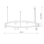 Lampa wisząca FOURTY ROUND LED XI 12288 Nowodvorski - zdjęcie dodatkowe 7