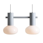 LAMPA WISZĄCA FLO 2 SZARY S (opal glass) 7000H22_S Aldex - zdjęcie produktu