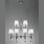 Lampa wisząca Mantra Tiffany Chrome 3850MA - zdjęcie dodatkowe 1