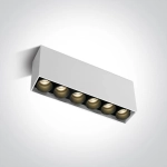 kinkiecik.pl Filona 6 12606C/W/W biała oprawa sufitowa SMD LED 15W 3000K dark light; w zestawie z zasilaczem LED 700mA O