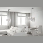 Lampa wisząca Mantra Tiffany Chrome 3850MA - zdjęcie dodatkowe 2