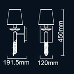 Lampa ścienna Mantra Tiffany Chrome 3864MA - zdjęcie dodatkowe 1