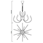 Lampa wisząca Mantra Versailles 5560MA - zdjęcie dodatkowe 2
