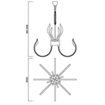 Lampa wisząca Mantra Versailles 5561MA - zdjęcie dodatkowe 2