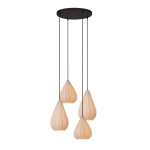 CINZIA Lampa wisząca Ø 40 cm 4xE27 biały 13452/04/31 Lucide - zdjęcie produktu