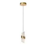 KLIGANDE Lampa wisząca Ø 13 cm LED Dim. 1x9W 2700K złoty mat / mosiądz 13496/07/02 Lucide - zdjęcie produktu