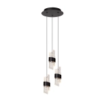KLIGANDE Lampa wisząca Ø 25 cm LED Dim. 3x8W 2700K czarny 13496/21/30 Lucide - zdjęcie produktu