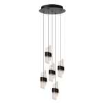 KLIGANDE Lampa wisząca Ø 30 cm LED Dim. 5x8W 2700K czarny 13496/36/30 Lucide - zdjęcie produktu