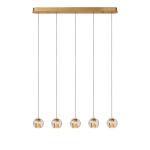 DILENKO Lampa wisząca LED Dim. 5x3,5W 2700K złoty mat / mosiądz 13497/16/02 Lucide - zdjęcie produktu