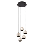 SENTUBAL Lampa wisząca Ø 35 cm LED Dim. 5x5,2W 2700K czarny 13498/24/30 Lucide - zdjęcie produktu