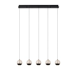 SENTUBAL Lampa wisząca LED Dim. 5x5,3W 2700K czarny 13498/25/30 Lucide - zdjęcie produktu