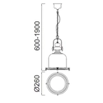 Lampa wisząca Mantra Vintage 4970MA - zdjęcie dodatkowe 1