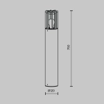 Lampa stojąca Oświetlenie krajobrazu Barrel O453FL-01GF Maytoni - zdjęcie dodatkowe 6