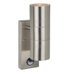 Kinkiet z czujnikiem ARNE-LED Ø 6,3 cm LED GU10 2x5W 2700K IP44 14866/10/12 Satin Chrome Lucide - zdjęcie produktu