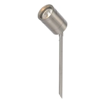 Słupek ogrodowy ARNE-LED Ø 6,3 cm LED GU10 1x5W 2700K IP44 Satin Chrome 14868/05/12 Lucide - zdjęcie produktu