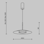 Lampa wisząca El MOD041PL-L15W3K1 Maytoni - zdjęcie dodatkowe 5