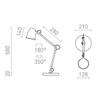 Lampa stołowa DANNY R14188 Rendl light studio