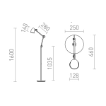 Lampa podłogowa DANNY R14189 Rendl light studio