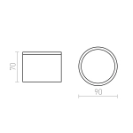 Plafon SKY R14230 Rendl light studio