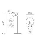Lampa stołowa NOVA R14275 Rendl light studio